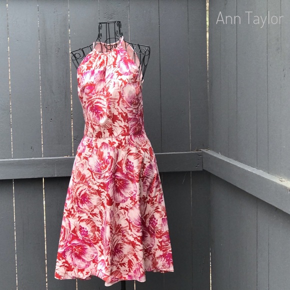 Ann Taylor Dresses & Skirts - Ann Taylor Cotton Floral Ann Taylor Dresses & Skirts - Ann Taylor Cotton Floral